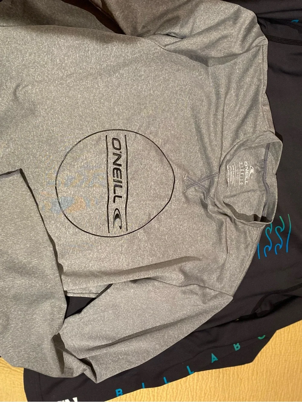 O'Neill Men’s Heather Gray Long Sleeve Logo Pullover